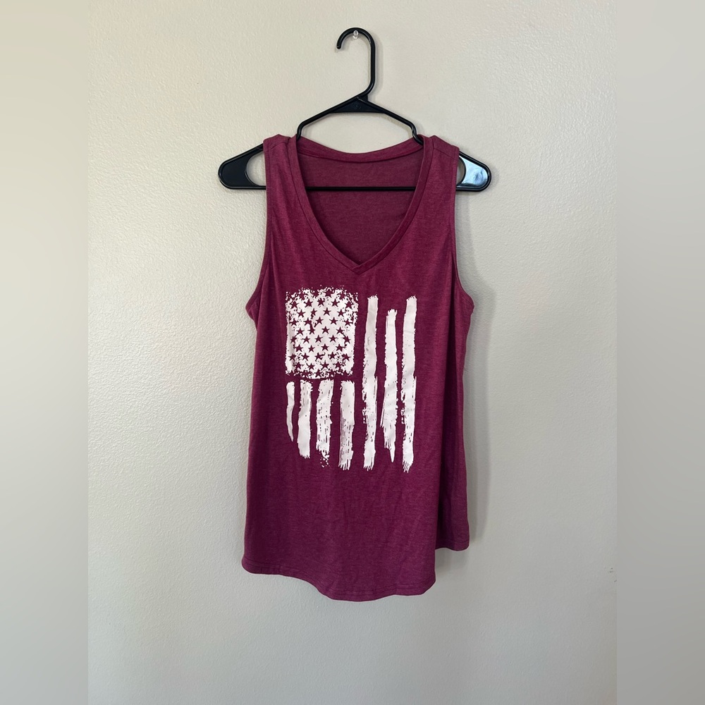 Dark Mauve flag tank